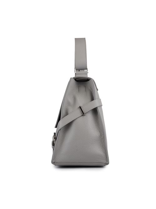 Shoulder bag Sveva Sense Media in pelle grigia ORCIANI | BT2006 SSECNE